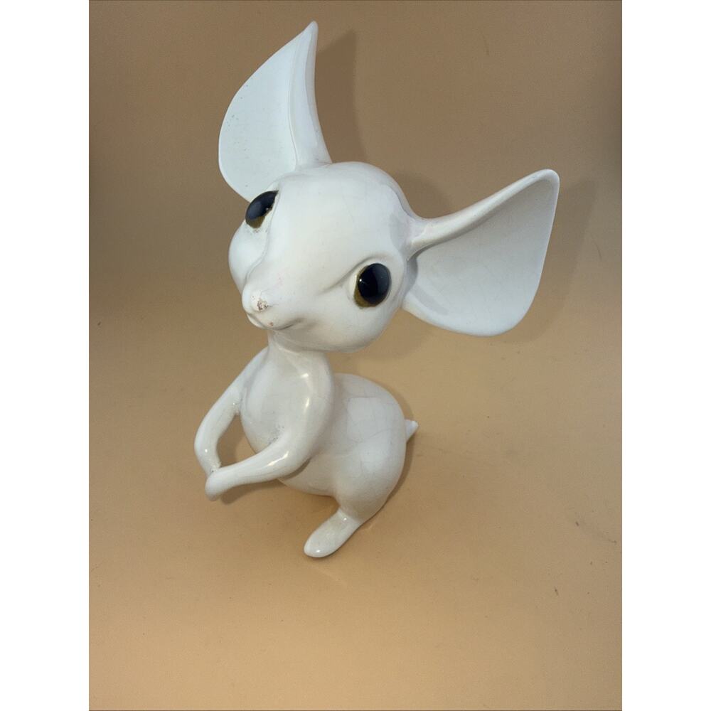 Vtg Ceramic Mouse Freeman McFarlin Potteries Of California 1970s